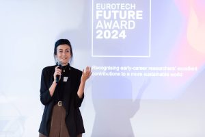 Dr. Patricia Mora-Raimundo from the Technion has received the Future Award. Credit: EuroTech Universities Alliance
