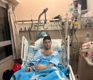 Yuval Zarkovsky in hospital