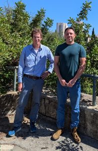 Prof. Aharon Blank (left) and Dr. Itai Katz  